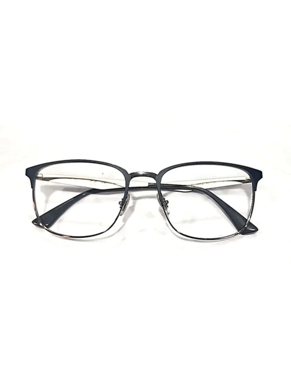 Ray Ban RB6421 3004 Gunmetal Gray Square Eyeglasses 54-18 145